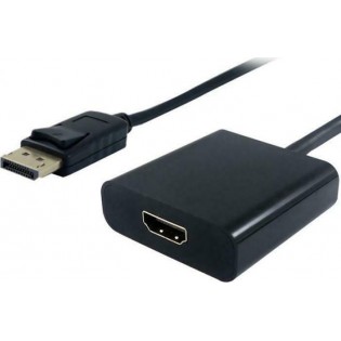 Powertech Μετατροπέας DisplayPort male σε HDMI female