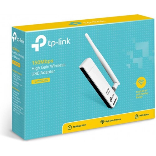 TP-LINK TL-WN722N v3 Ασύρματος USB Αντάπτορας Δικτύου με Αποσπώμενη Κεραία 150Mbps