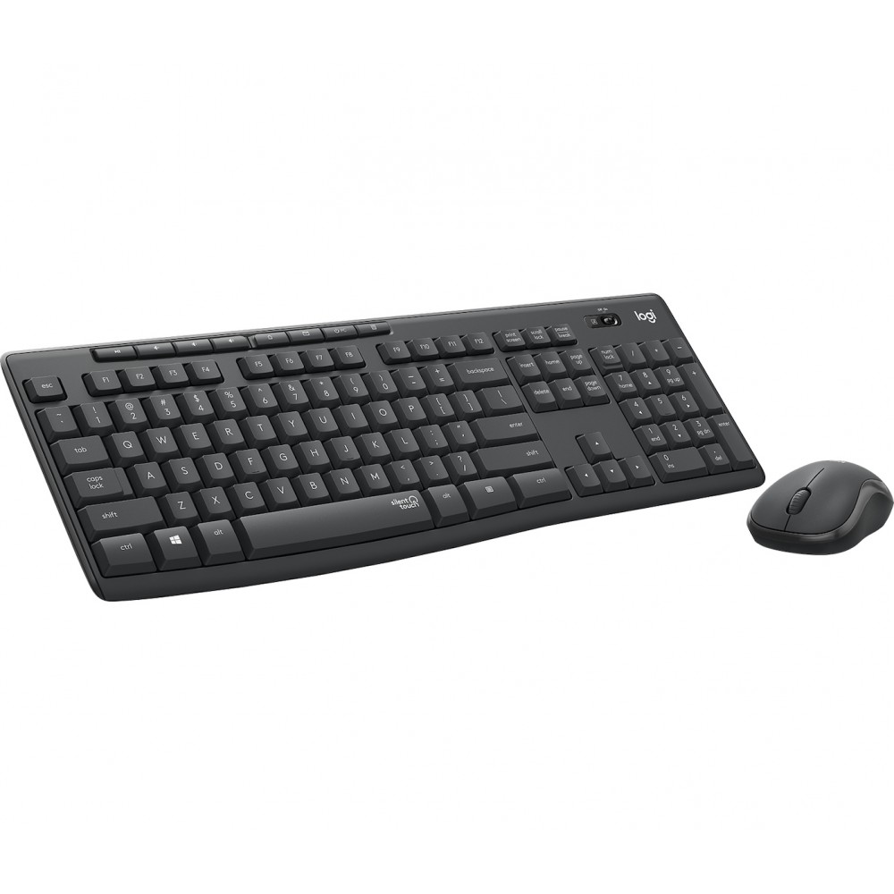 Logitech Wireless Combo MK295 Silent Ασύρματο Σετ Πληκτρολόγιο και Ποντίκι