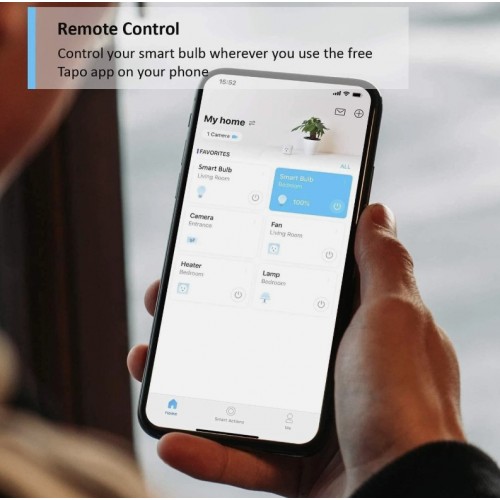 Tapo Smart Bulb, Smart Wi-Fi LED Light, B22, 60W, Energy saving 2pcs