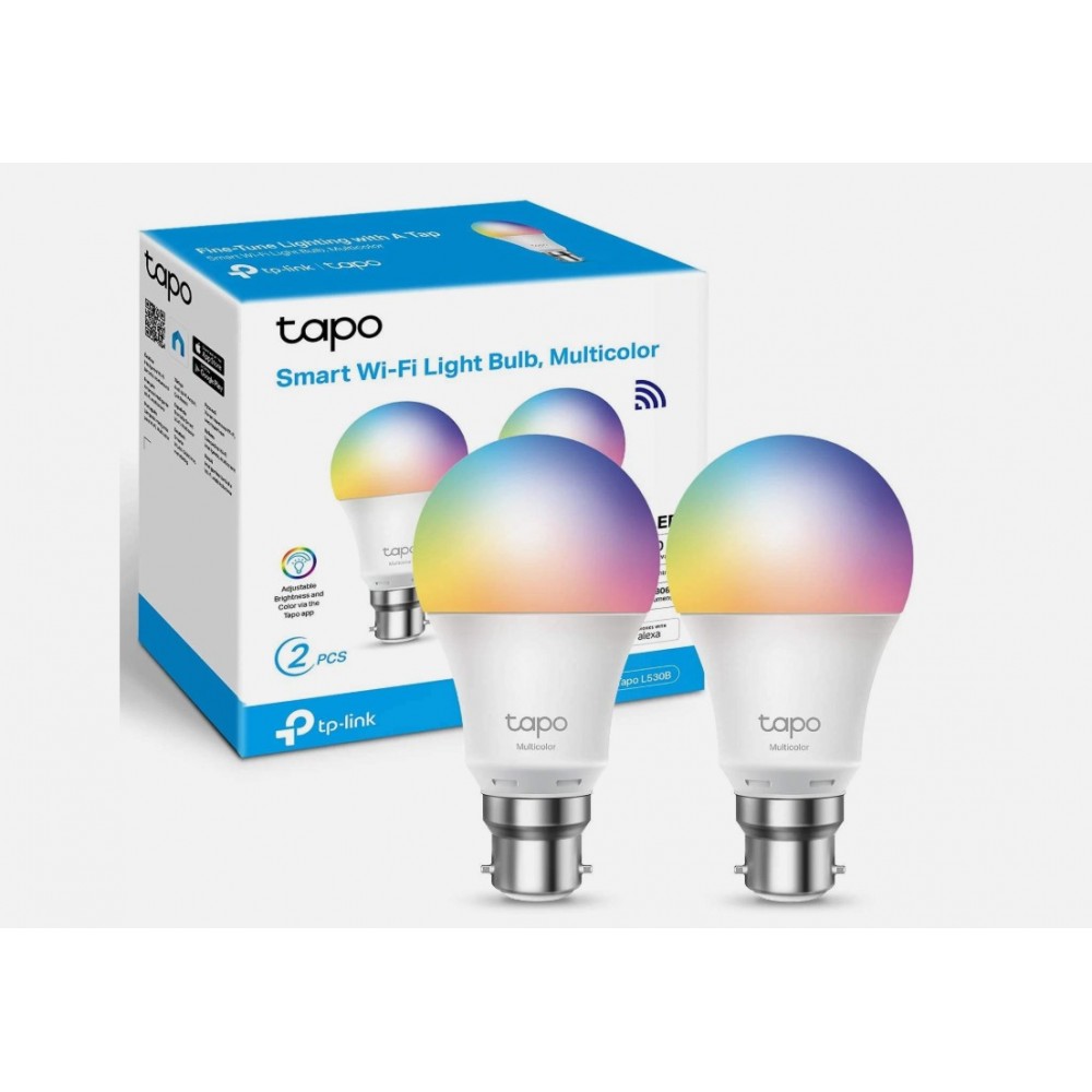 Tapo Smart Bulb, Smart Wi-Fi LED Light, B22, 60W, Energy saving 2pcs