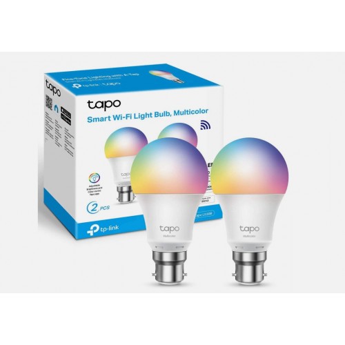 Tapo Smart Bulb, Smart Wi-Fi LED Light, B22, 60W, Energy saving 2pcs