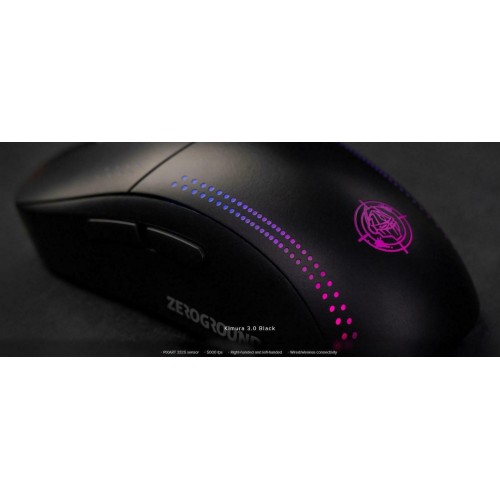 Zeroground MS-4300WG KIMURA v3.0 Ασύρματο RGB Gaming Ποντίκι 10000 DPI Μαύρο
