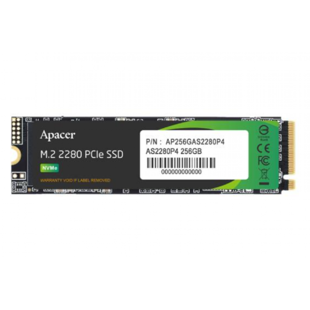 Δίσκος SSD Apacer AS2280P4 256GB M.2 NVMe Gen3