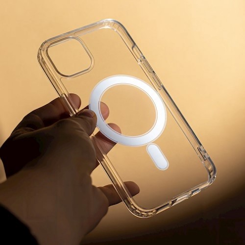 Anti Shock 1,5 mm Mag case for iPhone 13 Pro 6,1" transparent