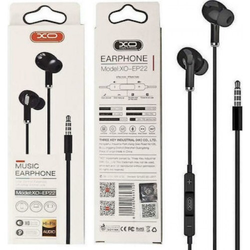 XO EP22 Handsfree Μαυρο