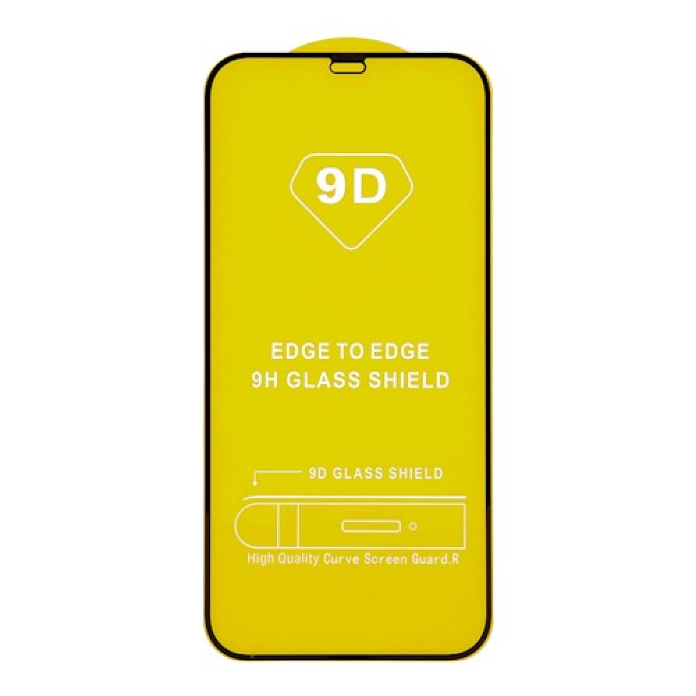 Tempered Glass 9D iPhone X / XS / 11 Pro black frame